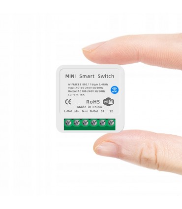 Мини WiFi смарт модул за управление на осветление и ел. уреди