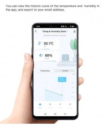 Bluetooth цифров термометър и влагомер