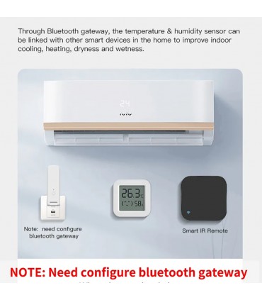 Bluetooth цифров термометър и влагомер
