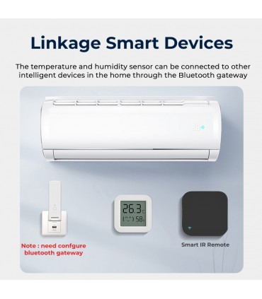 Bluetooth цифров термометър и влагомер