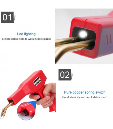 Пистолет и скоби за лепене на пластмаса 50W