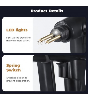 Поялник за лепене на пластмаса 70W в комплект с 200 скоби