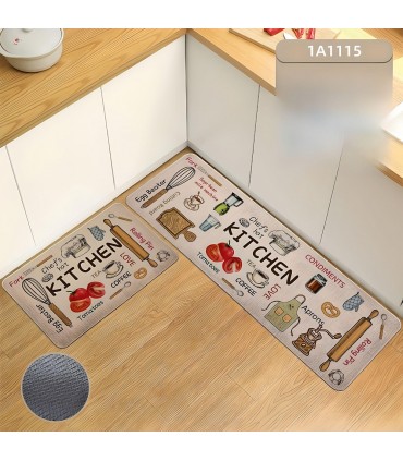 Килимче за кухня от 2 части с размери 40*60см и 40*120см - модел 1A1115