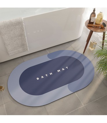 Абсорбираща постелка за баня - елипсовидна