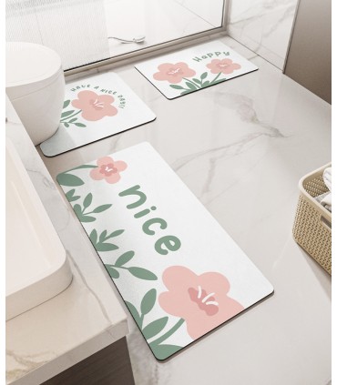 Комплект 3 части постелки за баня и тоалетна