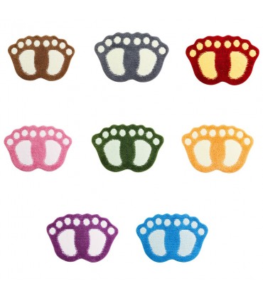 Килимче за баня с форма на големи крака