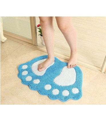 Килимче за баня с форма на големи крака