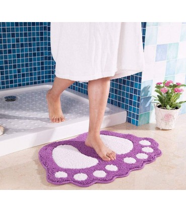 Килимче за баня с форма на големи крака