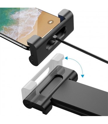 Телескопична стойка за телефон за седалка на кола