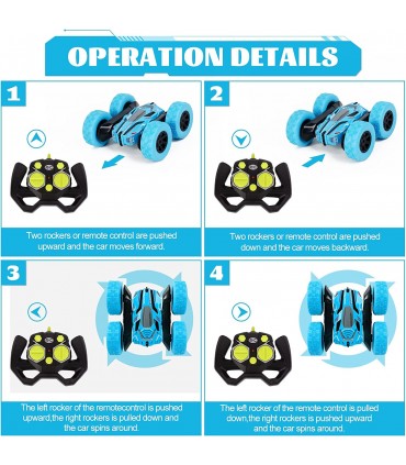 Преобръщаща се кола с дистанционно за каскади Stunt Car