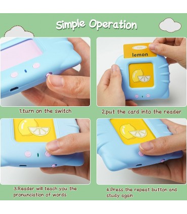 Играчка за изучаване на английски език с 224 карти