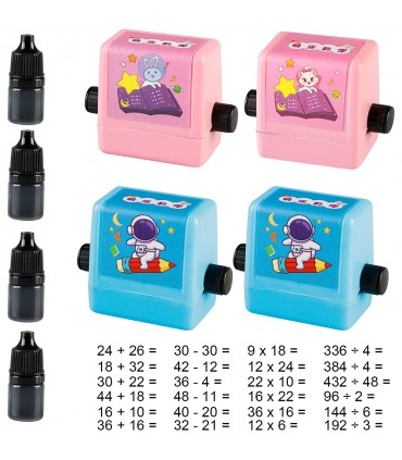 Детски изчислителен печат за събиране и изваждане, умножение или деление