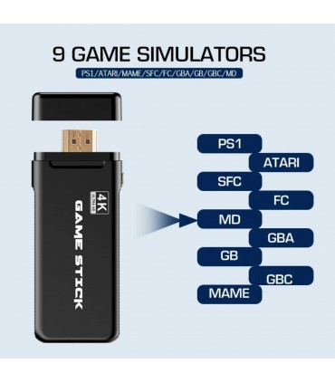 Безжична ретро конзола с 10 000 игри и 2 Playstation джойстика