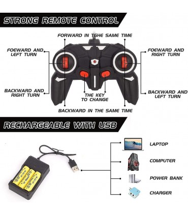 Трансформърс кола робот с дистанционно управление - ЖЪЛТ ЦВЯТ