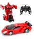 Кола транспормърс робот с дистанционно управление - ЧЕРВЕН ЦВЯТ