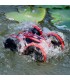 Червена детска количка Амфибия за вода и суша с 2 дистанционни