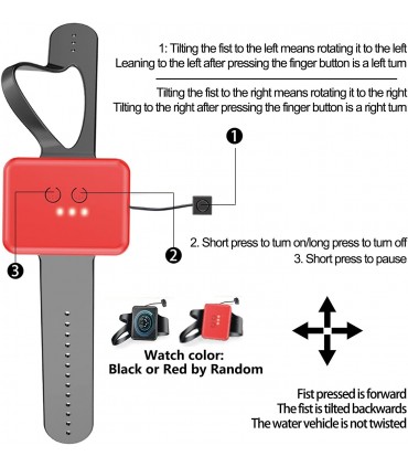Червена детска количка Амфибия за вода и суша с 2 дистанционни