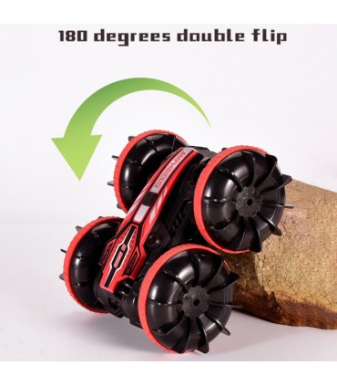 Червена детска количка Амфибия за вода и суша с 2 дистанционни