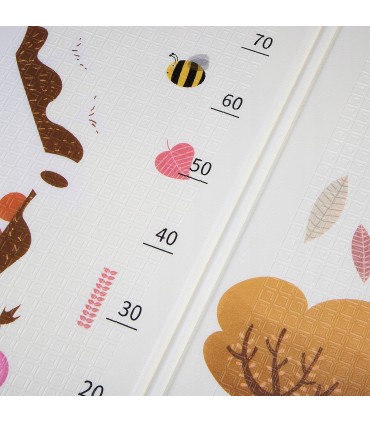 Сгъваемо детско килимче за игра, топлоизолиращо 180x200х1см - мече с хвърчило