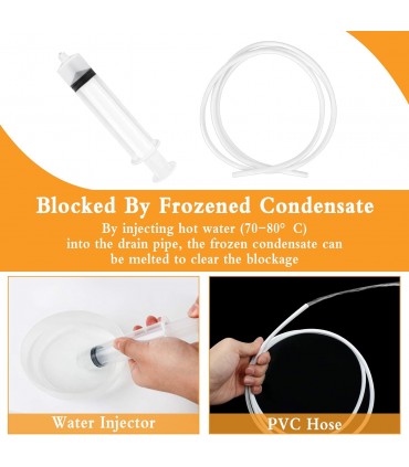 Комплект за почистване и източване на хладилник - 5 части