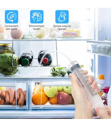 Комплект за почистване и източване на хладилник - 5 части