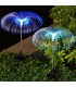 Цветна градинска лампа вендуза със соларен панел