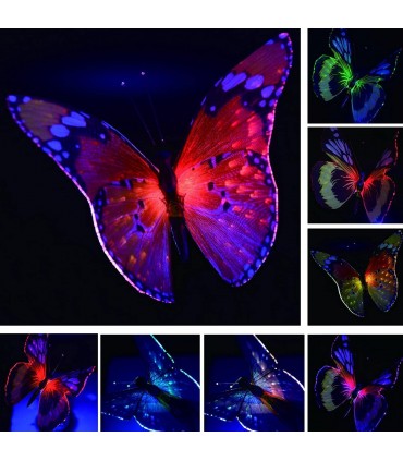 Декоративна соларна лампа за градина Пеперуда