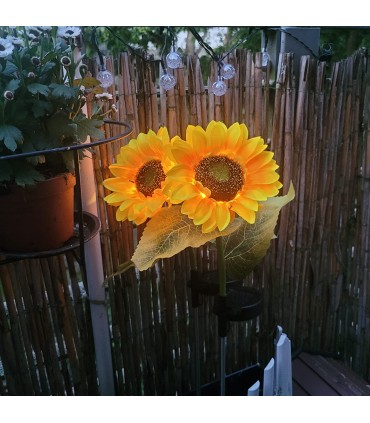 Соларна градинска лампа Слънчоглед