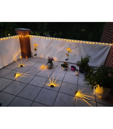 Соларна градинска лампа Слънчоглед