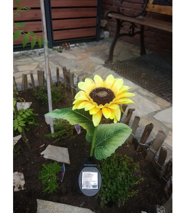 Соларна градинска лампа Слънчоглед