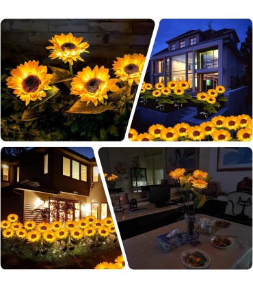 Соларна градинска лампа Слънчоглед