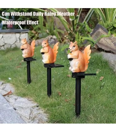 Декоративна градинска лампа със соларен панел Катерица