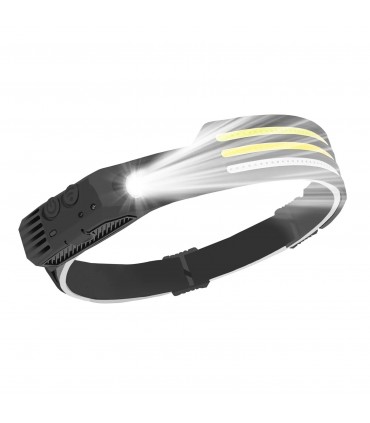 Челник за глава със сензор и 3 COB ленти