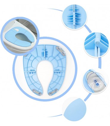 Сгъваема детска седалка за тоалетна - модел Мече