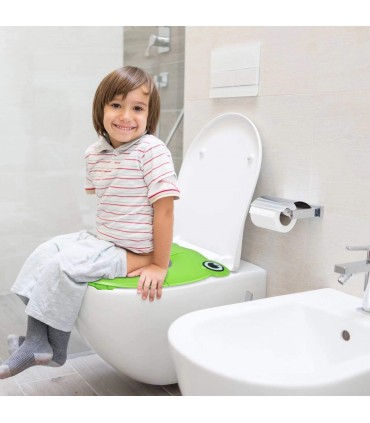 Сгъваем детски адаптер за тоалетна чиния - Жабка