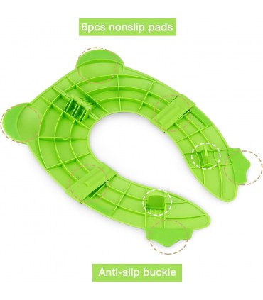 Сгъваем детски адаптер за тоалетна чиния - Жабка