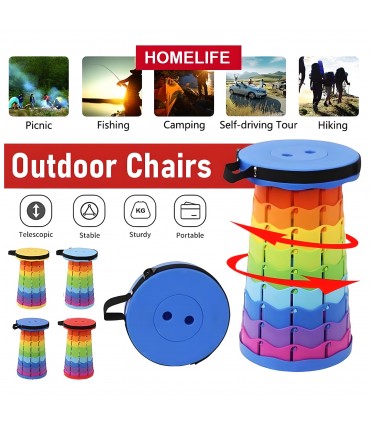 Преносима сгъваема табуретка