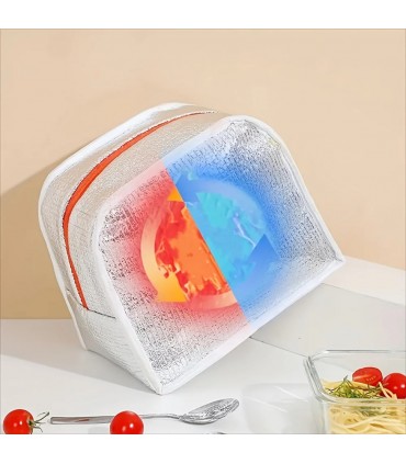 Детска термо чанта за храна - син динозавър