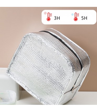 Детска термо чанта за храна Пингвинче с крачета - черен цвят