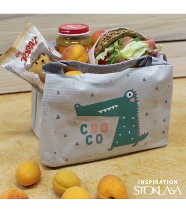 Детска термо чанта за храна - Крокодил