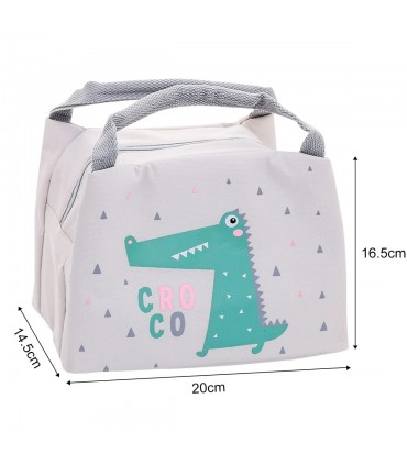 Детска термо чанта за храна - Крокодил