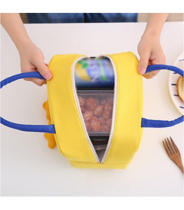 Чантичка за детска кухня "пате" с крачета - жълт цвят