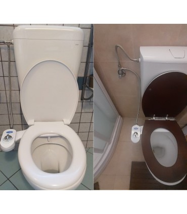 Приставка биде за тоалетна чиния - единична дюза