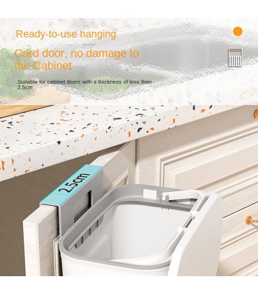 Кошче за отпадъци за кухненски шкаф с капак