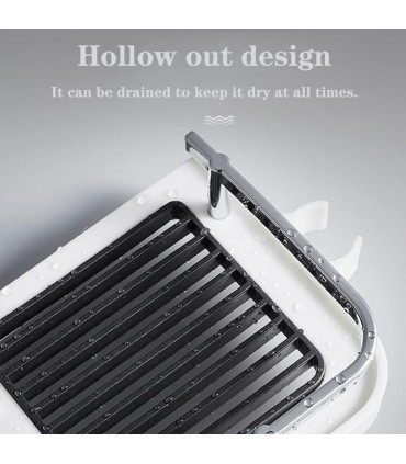 Универсален рафт-етажерка за душ с кукички