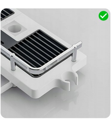 Универсален рафт-етажерка за душ с кукички