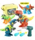 Детски комплект за сглобяване на динозаври с електрически винтоверт