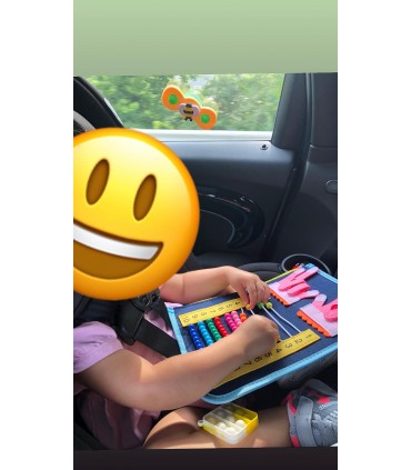 Монтесори тиха книга за деца бизиборд с 4 страници