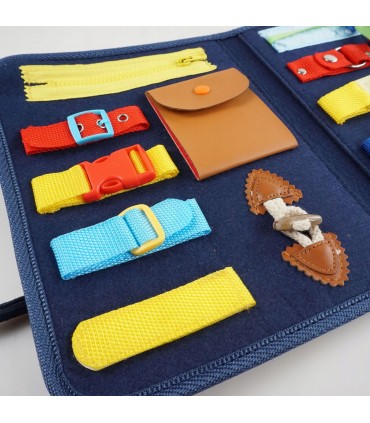 Мека Монтесори бизиборд книжка