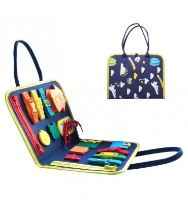 Мека книжка монтесори - Busy Board бебе